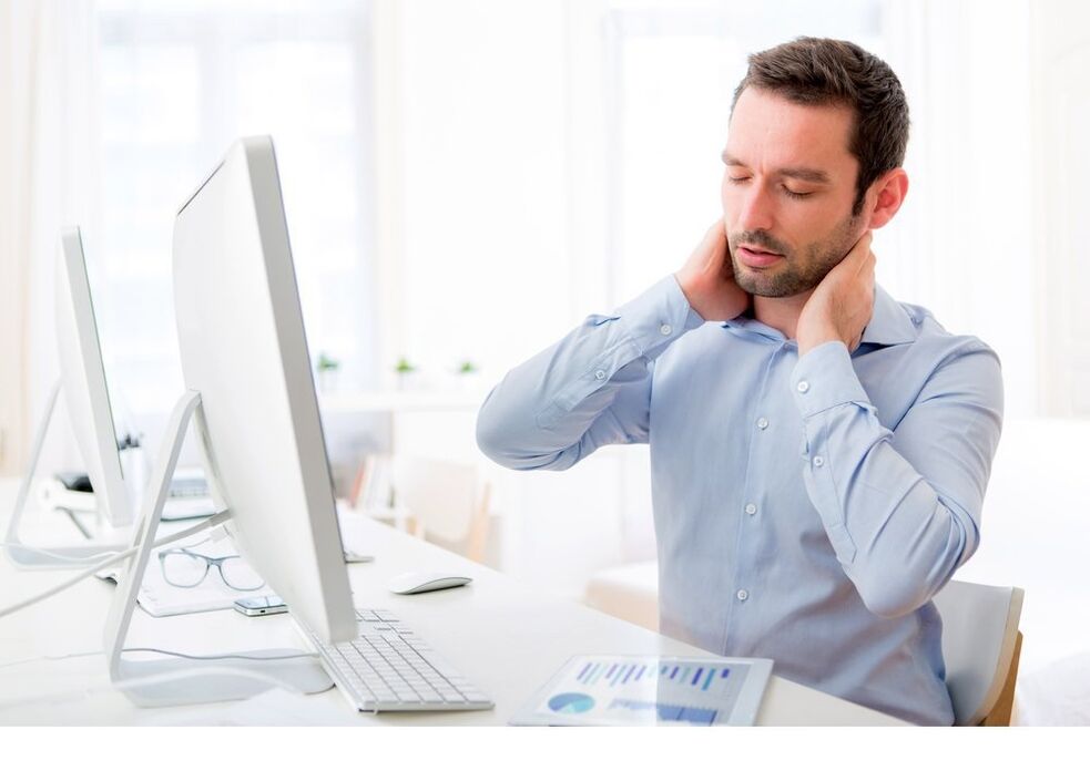 Dhimbja e qafës shkaqet, simptomat, trajtimi Hondrostrong